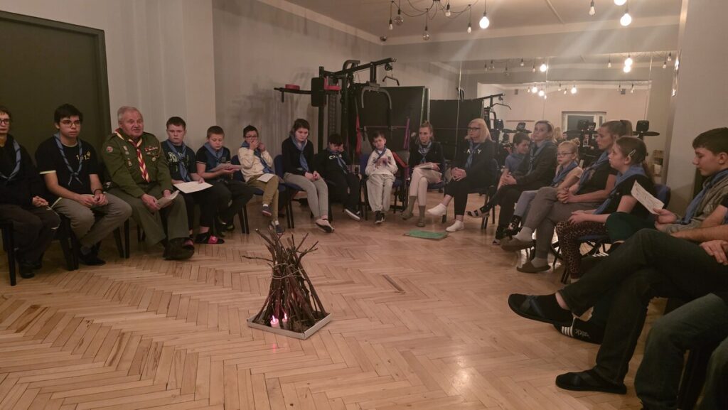 kominek na wyjeździe