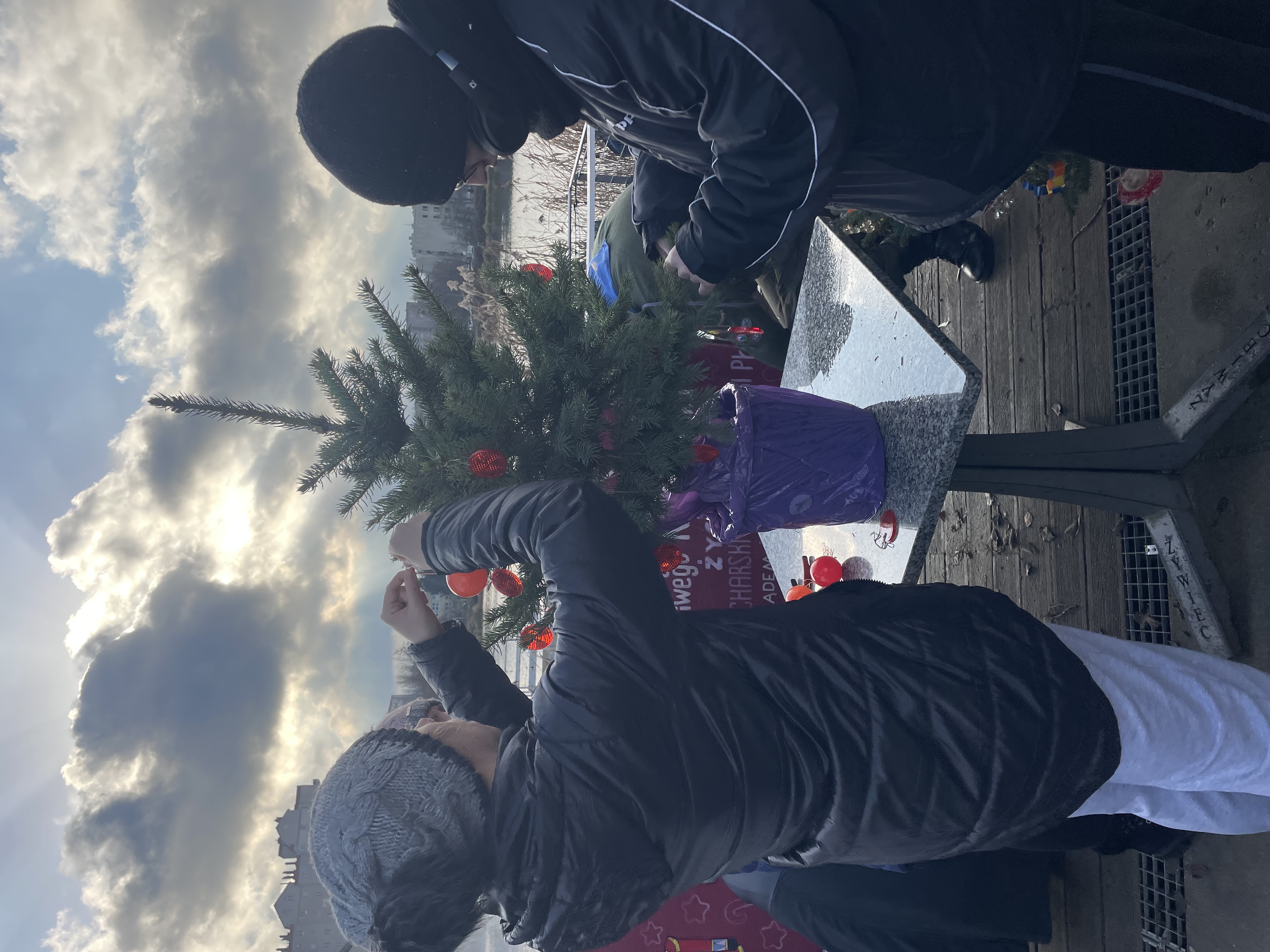 dekoracja drugiej choinki